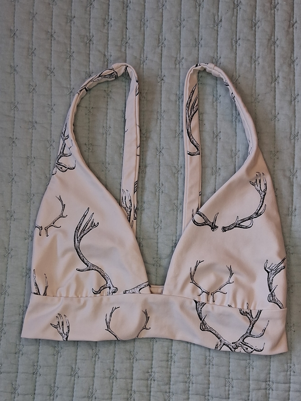 Boys + Arrows Bikini Top In Buck Yeah